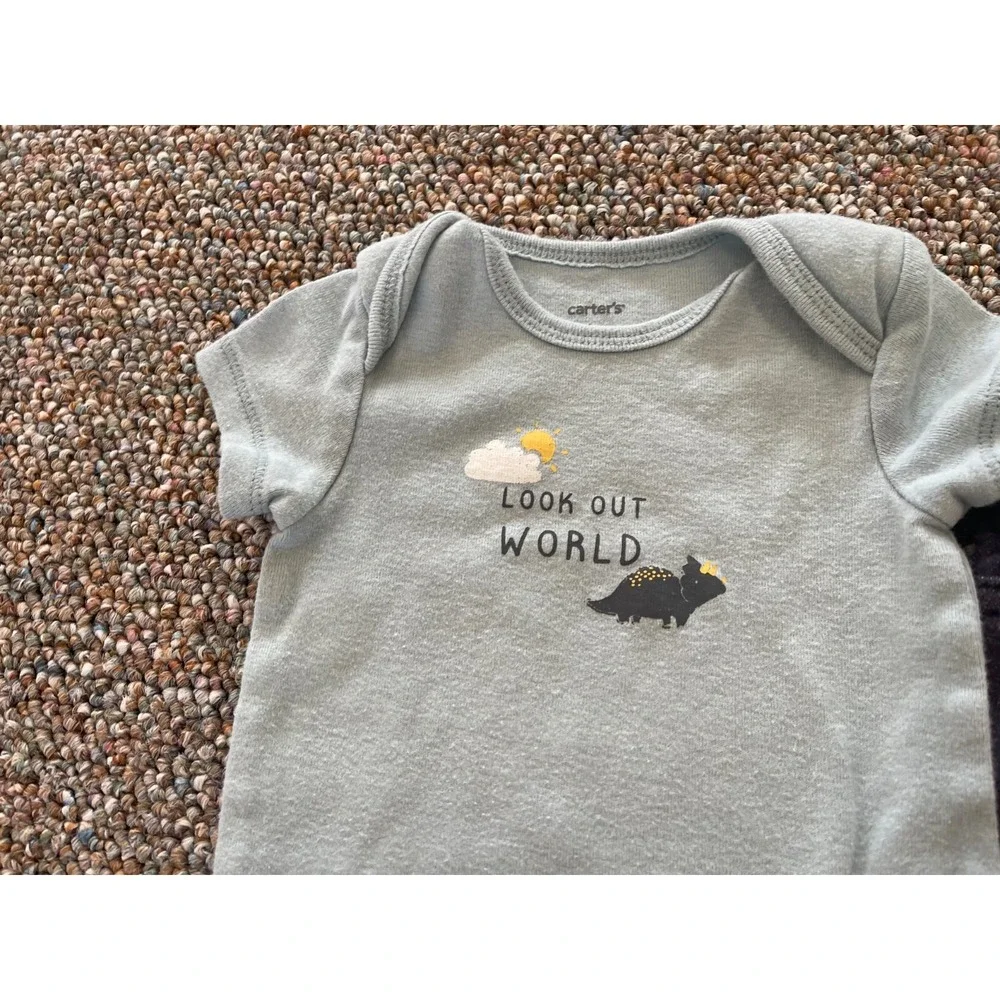 Carter's Boys Look Out World Dinosaur Bodysuit & Pants 6M